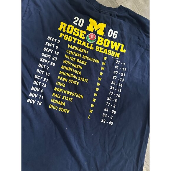 Vintage Michigan Rose Bowl 2007 Long Sleeve Shirt XL Mens - Picture 11 of 11